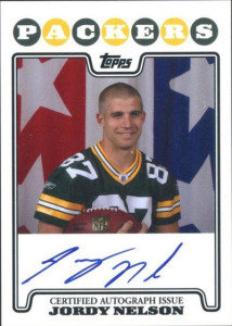 2008 Topps rookie auto Jordy Nelson