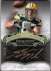 2008 Jordy Nelson Exquisite Signatures auto patch 